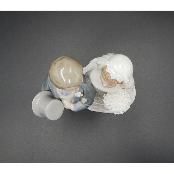 Lladro Spain Wedding Couple Bride & Groom #4808 Cake Topper Figurine - Picture 5 of 11